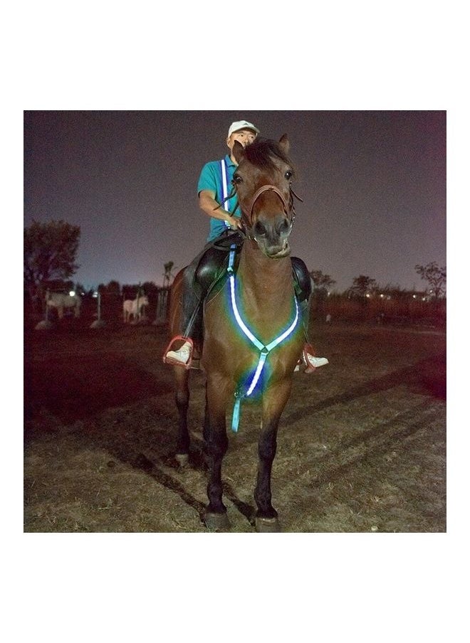 NIBEMINENT - High Visibility LED Horse Breastplate Collar - Image 1