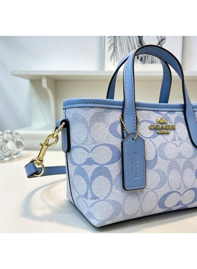 coachoutlet Monogram Mini Tote Bag with Shoulder Strap Small camera bag - Image 4