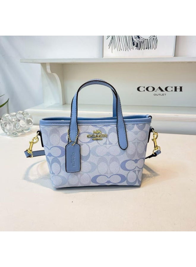 coachoutlet Monogram Mini Tote Bag with Shoulder Strap Small camera bag - Image 1
