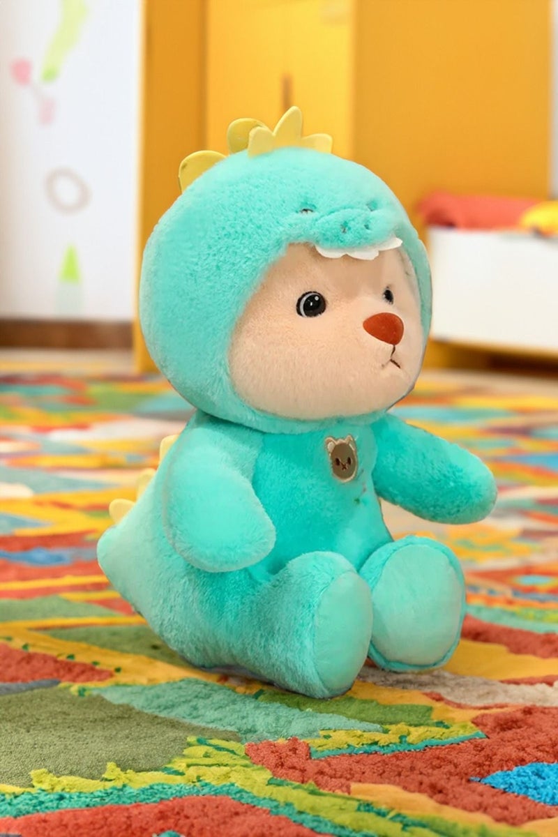Canestar Hooded Puffer Plush Toy Dragon Rabbit and Cute Puffer Figures  - Image 2