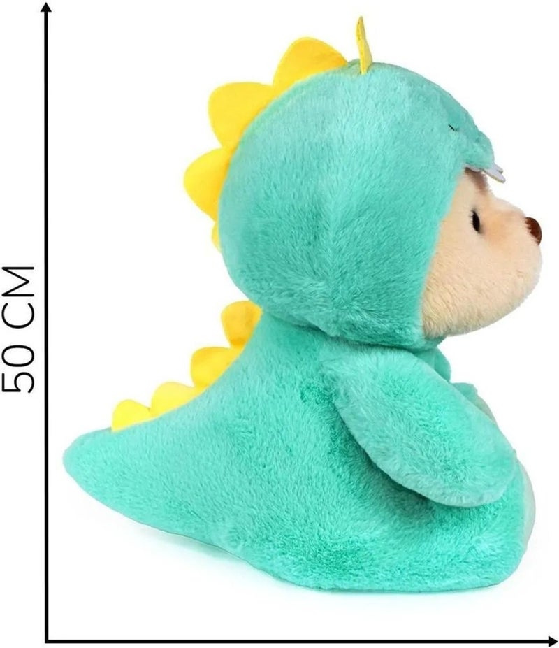 Canestar Hooded Puffer Plush Toy Dragon Rabbit and Cute Puffer Figures  - Image 4
