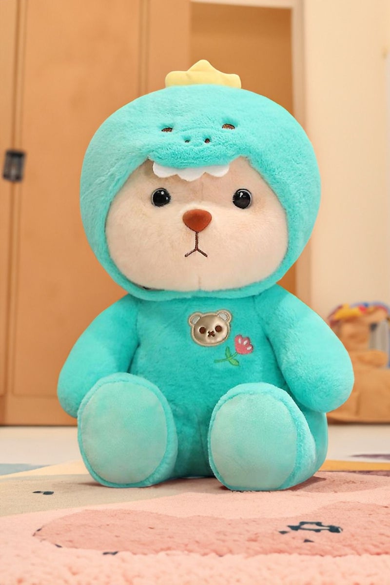 Canestar Hooded Puffer Plush Toy Dragon Rabbit and Cute Puffer Figures  - Image 1