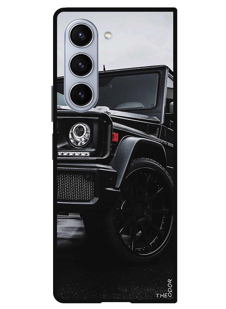 Theodor Protective Case Anti Scratch Shock Proof Bumper Cover For Samsung Galaxy Z Fold 6 Black Car - Image 1