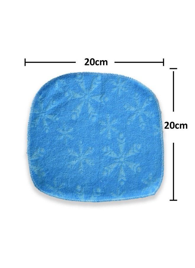 The Little Lookers 100% Hosiery Cotton Reusable Extra Soft Face Towels Washcloth For New Born Babies Print May Vary (Multicolor Pack Of 16)  - Image 4