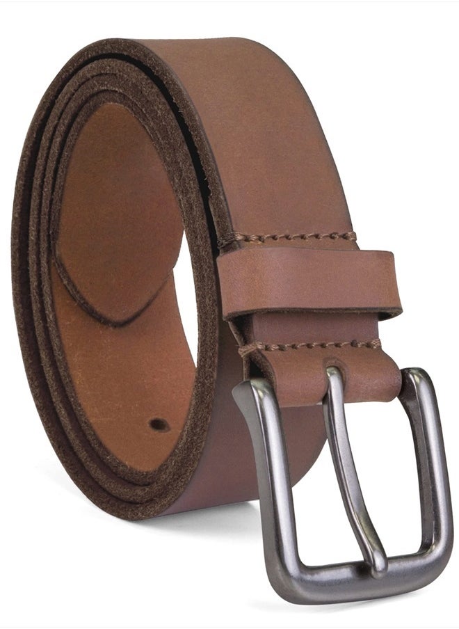 Timberland Men's 35Mm Classic Jean Belt, Brown, 34  - Image 1