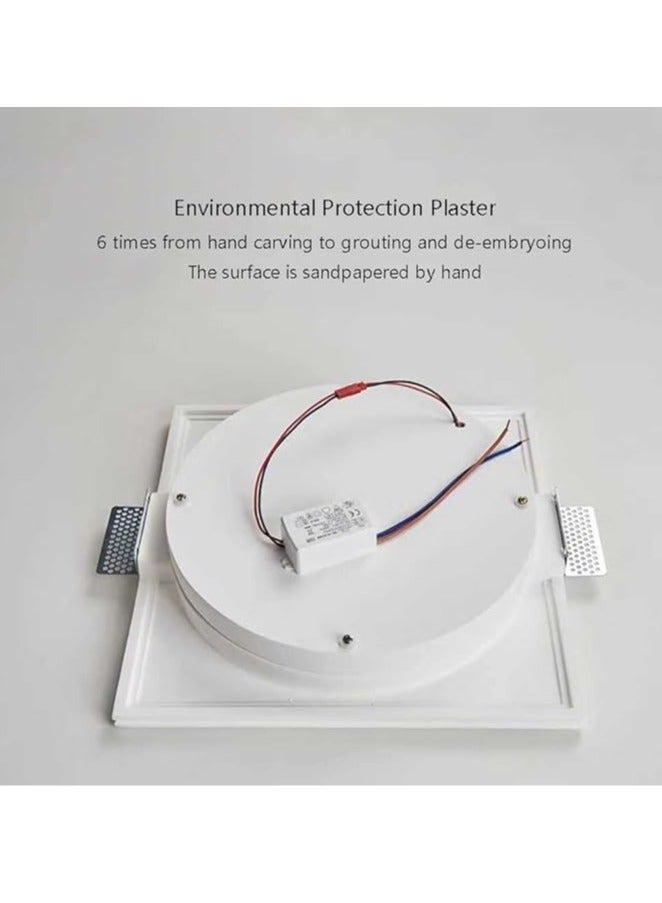 عام ضوء الجدار الفني المدمج القمري 3D الحديث للإضاءة الديكورية الإبداعية للحمام، غرفة المعيشة، الغرفة، الدرج، الممر، مصباح جداري (300×300×50 ملم). - Image 4