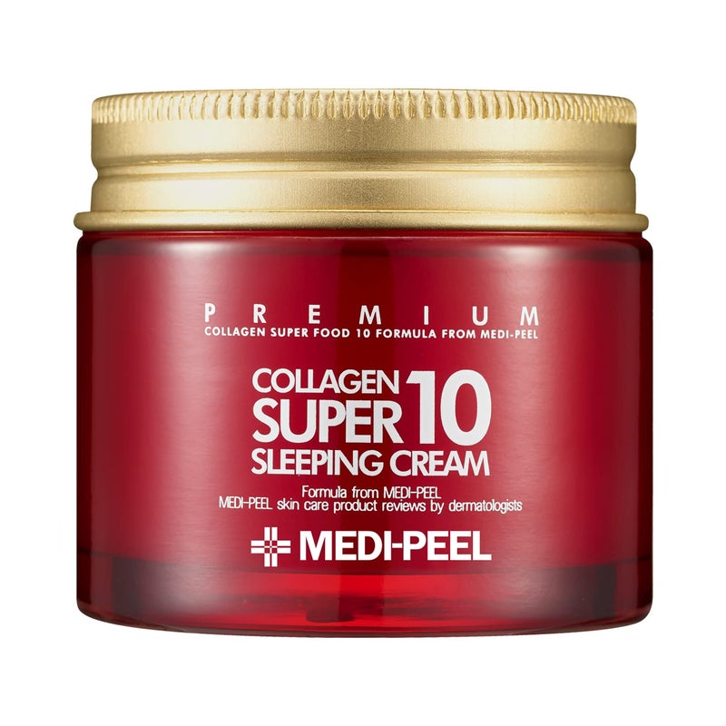 MEDIPEEL Collagen 10 Sleeping Cream 70ml  Collagen cream  Sleeping cream  moisturizing cream  soothing cream