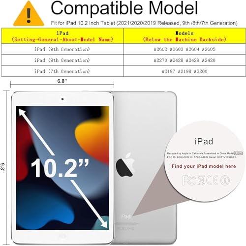 TECHSHIELD Tempered Glass Matte Screen Protector Compatible For Ipad 7Th/ 8Th/9Th Generation (10.2 Inches, 2021/2020/2019 Release) Transparent - Image 2