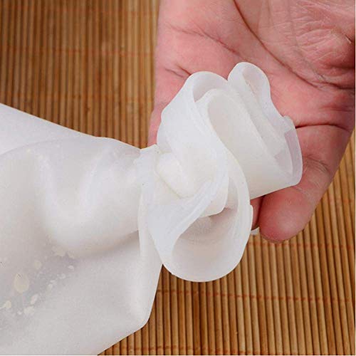 kunya® Silicone Preservation Magic Kneading Dough Ata Atta Maker Bag Bread Flour Mixing Bag Cooking Tool, White - Image 4