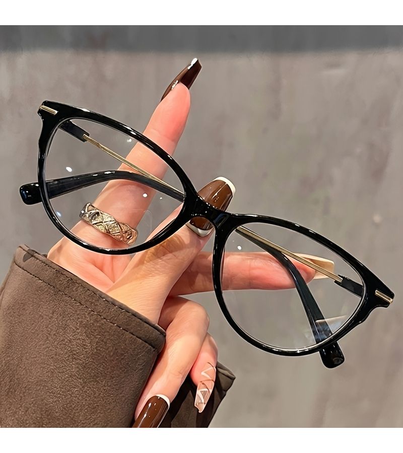 Women's Cat Eye Reading Glasses Skin Brightening Cool Tea Color 2.0 Magnification High Definition Lenses For Daily Wear - Image 2
