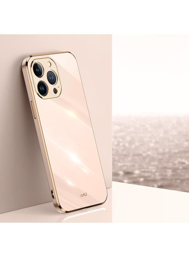 The Bros Case For iPhone 13 Pro Straight Edge 6D Electroplate TPU Phone Case