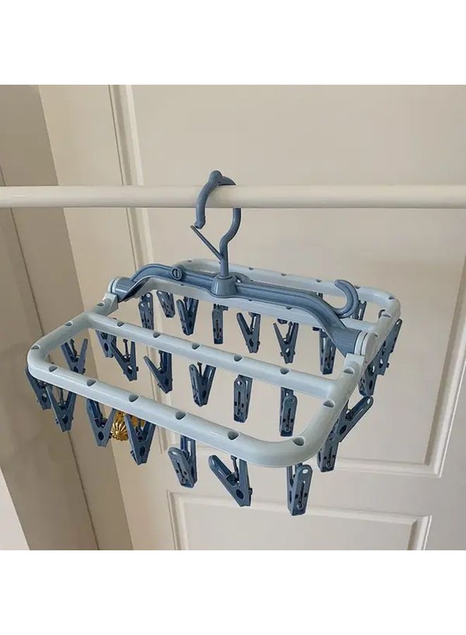 Space Saving Foldable Clothes Drying Rack With 360 Rotating Arms One Size - Image 1