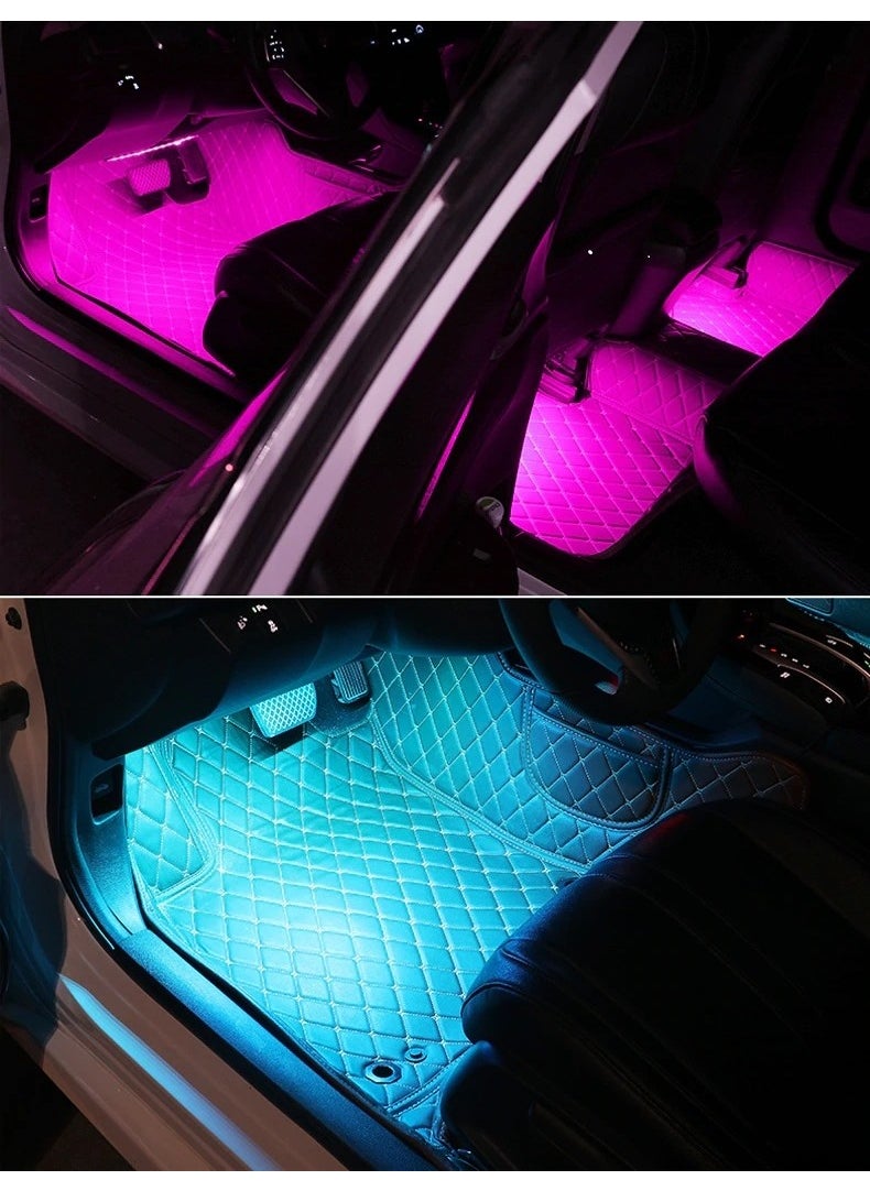 Tekstore 12 LED Underfoot LED Sound Sensitive RGB Controlled LED  - Image 2