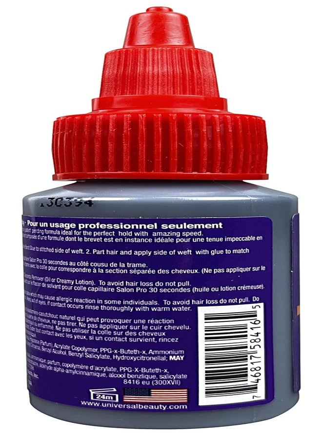 Salon Pro 30 SEC Super Hair Bond Glue Professional Speed 1.0 Fl Oz (Pack of 6) - Image 3