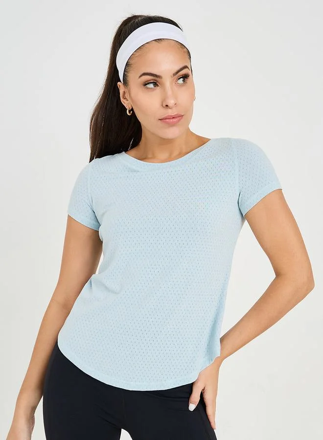 Styli Textured Over All Back String Hold Top