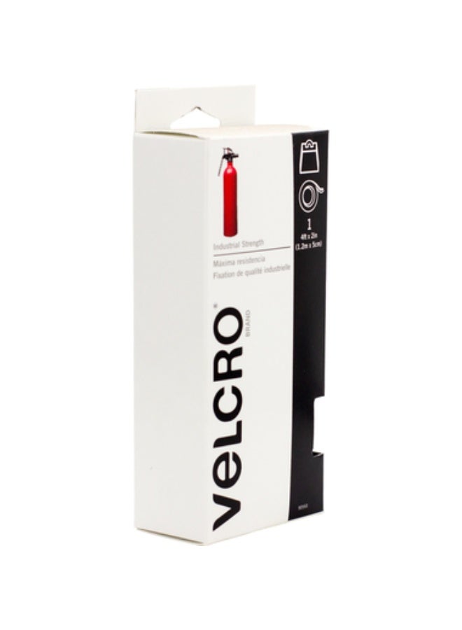 Velcro Industrial Strength Heavy Duty Strip Fastener Roll4 Feet X 2"Black - Image 2