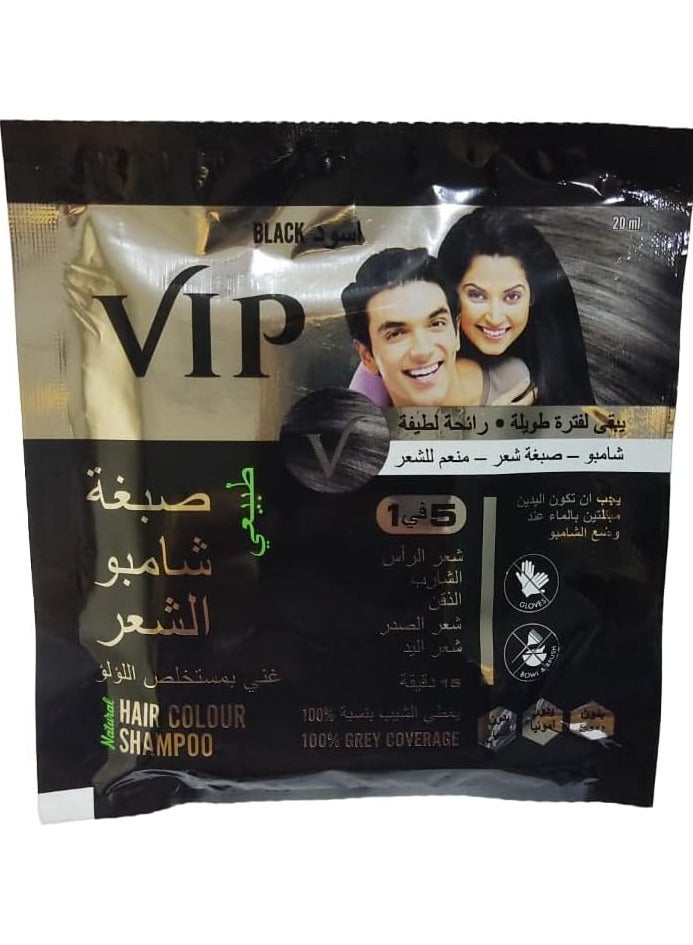 VIP Black hair coloring shampoo - Image 1