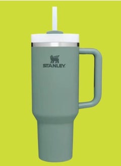 Stanley Quencher 2.0 Stainless Steel  Vacuum Insulated Tumbler with Lid and Straw for Water, Iced Tea or Coffee, Rose Quartz, 40oz/1180ml – Leak-Proof, Keeps Drinks Cold for 12 Hours, Durable & Stylish Travel Mug, Perfect for On-the-Go Hydration