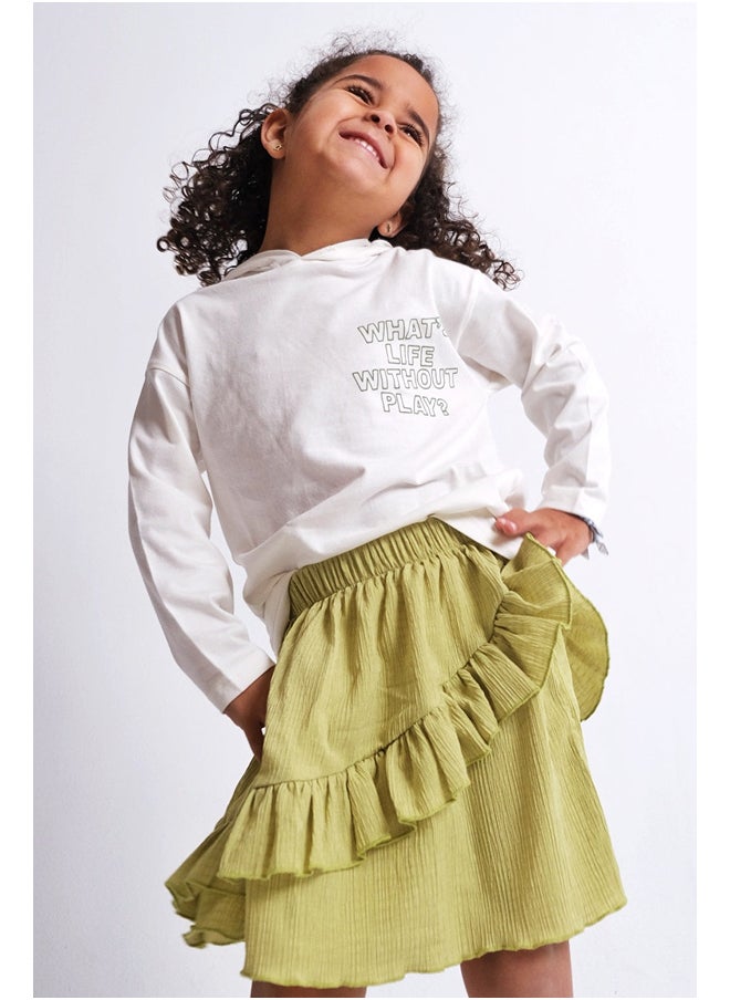 playmore Green Ruffled Skirt  - Image 1