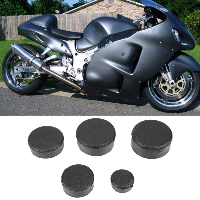 Suuonee Motorcycle Frame Hole Cover 5PCS for 1300 GSX1300R -2015, Rubber Plugs, Fit, Proof, Easy Installation - Image 2