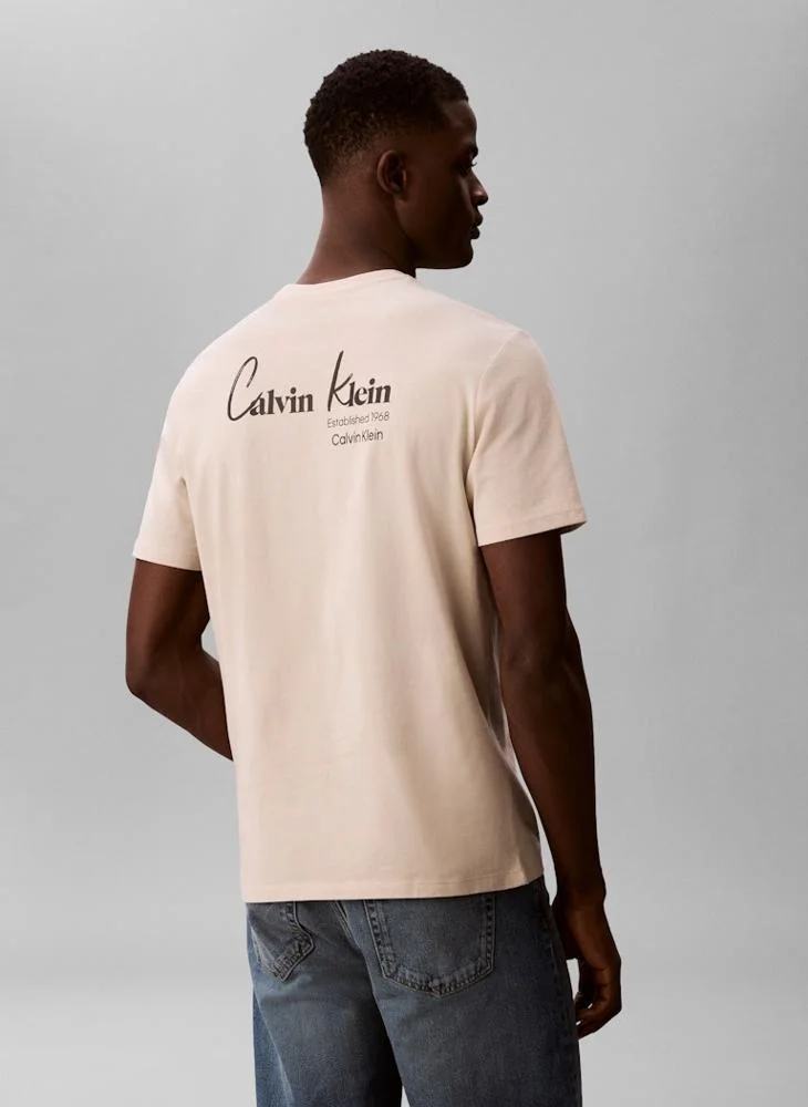 Calvin Klein Jeans Graphic Crew Neck T-Shirt