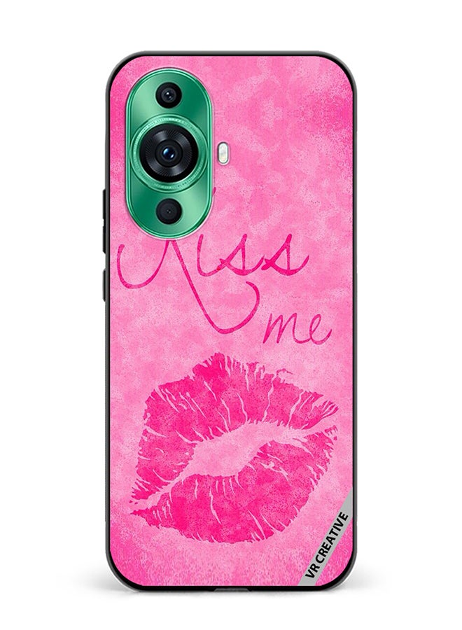 VR CREATIVE Protective Case Cover For Huawei nova 11 Kiss me Pink Design Multicolour - Image 1