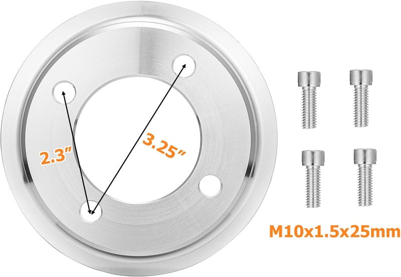 WeiSen بكرة عمود الكرنك WeiSen 2 Groove 2V حزام V لفورد بلوك صغير 302 351W 351C 351M 400 V8 5.0L - Image 3