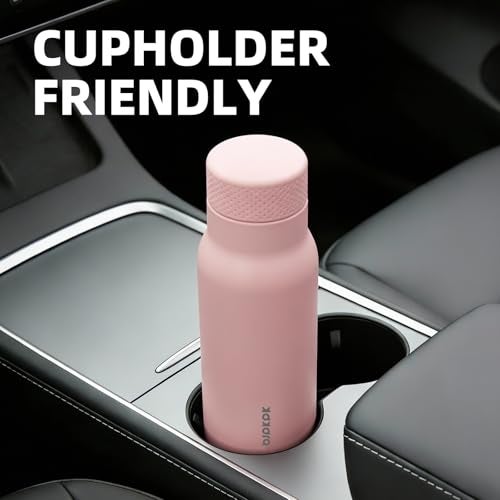 BJPKPK Stainless Steel Water Bottle21oz insulated Reusable BottleLeakproof Metal Thermal Flask Double WallKeep Drinks Cold and HotPink - Image 3