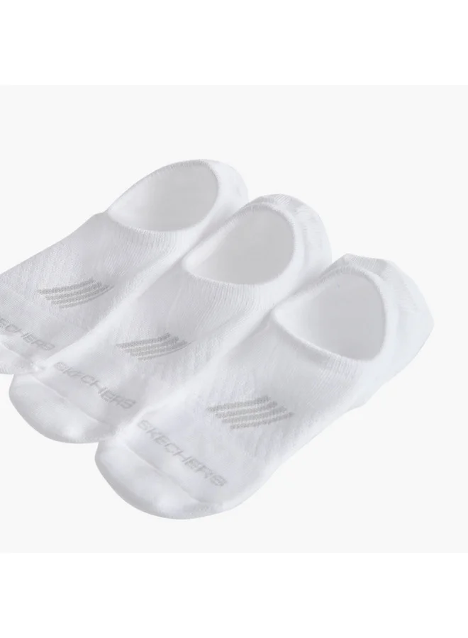 SKECHERS  Printed Half Terry Ankle Length Socks - Set of 3 for Women | Best Price UAE