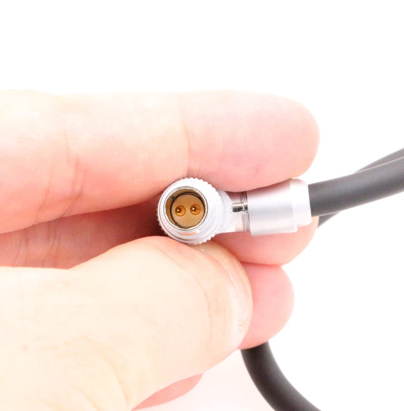 ZBLZGP Power Cable for Titla Nucleus M from ARRI RED Camera Rotatable 2 Pin Male Right Angle to Nucleus M 7 Pin - Image 3