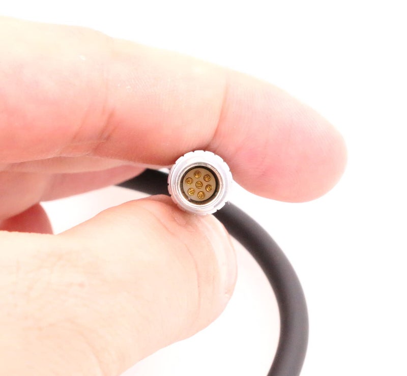 ZBLZGP Power Cable for Titla Nucleus M from ARRI RED Camera Rotatable 2 Pin Male Right Angle to Nucleus M 7 Pin - Image 4