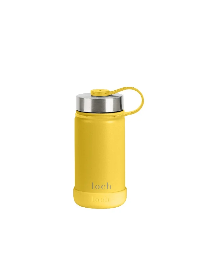 LOCH Loch 420ml (14 Oz) Monochrome Water Bottle Sunrise Yellow
