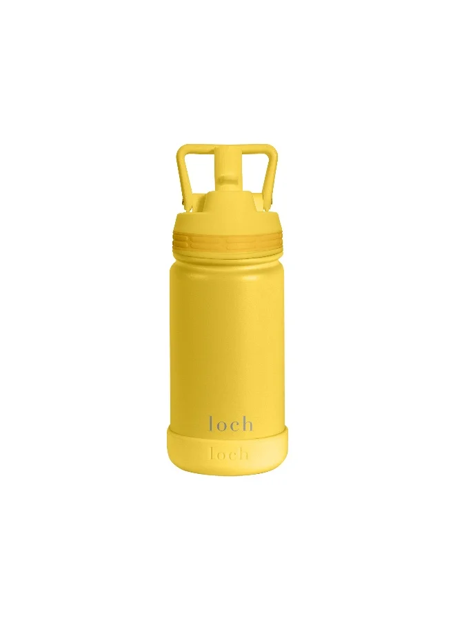 LOCH Loch 420ml (14 Oz) Monochrome Water Bottle Sunrise Yellow