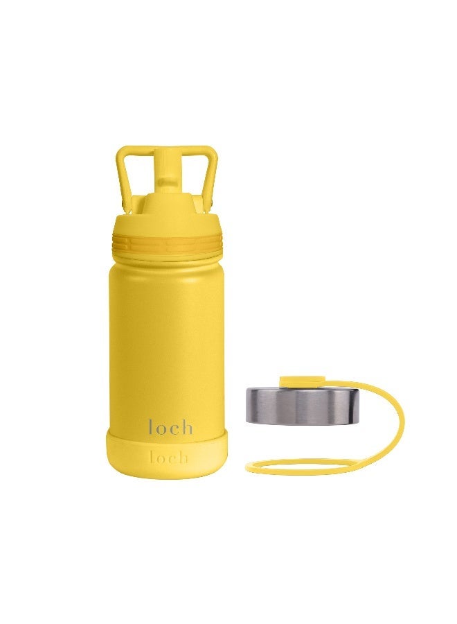 Loch 420ml (14 Oz) Monochrome Water Bottle Sunrise Yellow - Image 4