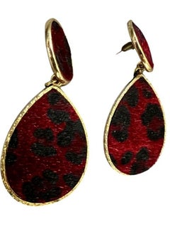 VENTIUP Fashion Ladies Earrings Red Black  - Image 3