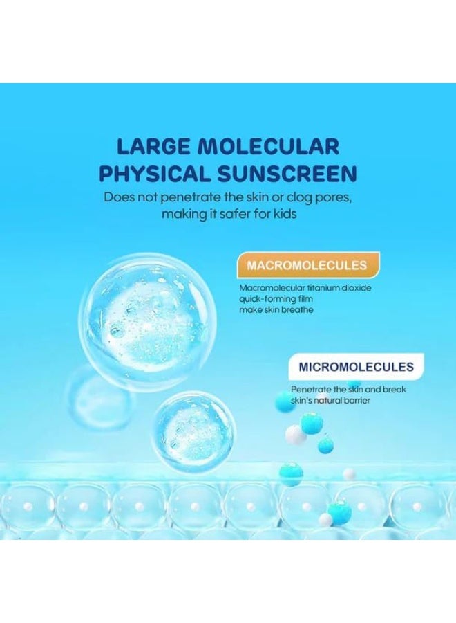 aiwibi Baby Sunscreen Lotion SPF30 PA+++, Hypoallergenic UVA & UVB Protection, Non-Greasy Aloe Vera Formula for Babies & Kids, 50ml - Image 3