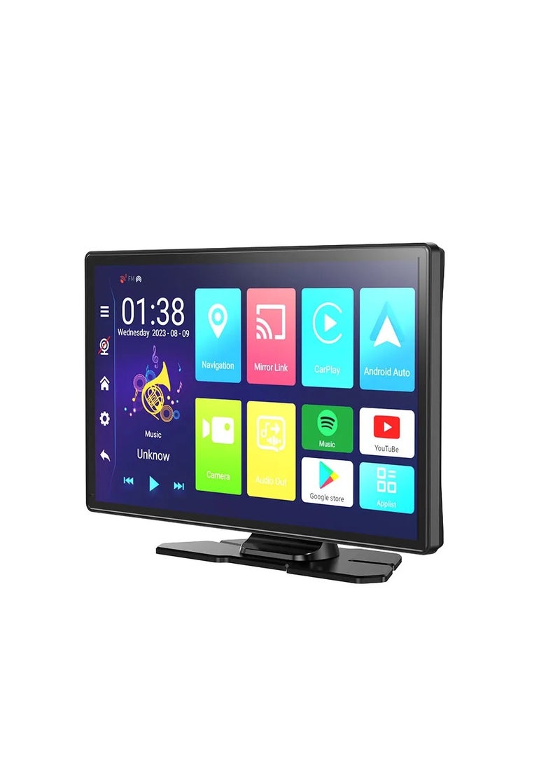 بورودو شاشة تابلت أندرويد كار بلاي 9 بوصة ووسائط متعددة وتسجيل فيديو غير محدود / نظام تشغيل أندرويد 10 / إير بلاي وأندرويد كاست ميرورينغ / ذاكرة 4 جيجابايت + 64 جيجابايت / ذاكرة وصول عشوائي 4 جيجابايت + 64 جيجابايت - أسود - Image 3