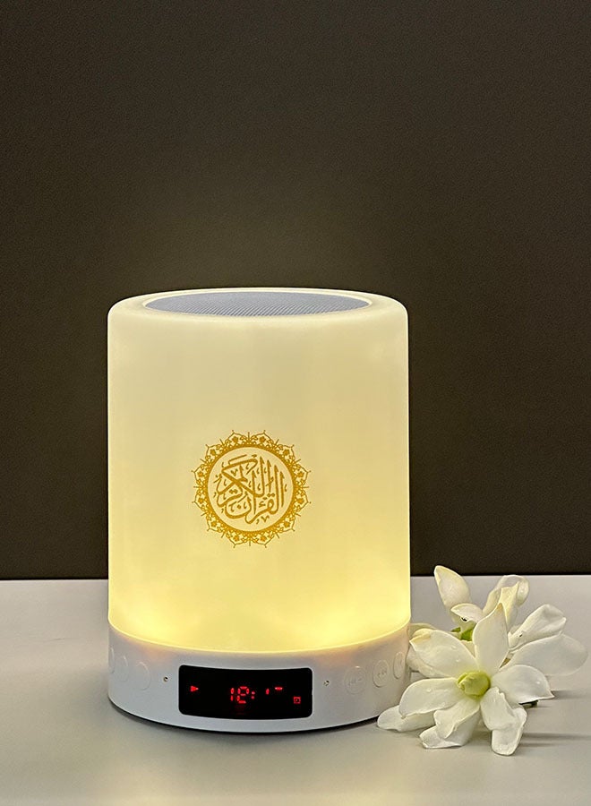 Premium Quran Speaker, Bluetooth Connectivity, with Colorful Lights, Sleep Night Light, Alarm and Clock - Portable Islamic Audio Device for Home and Travel ，Ideal Gift for Muslims  - Image 4