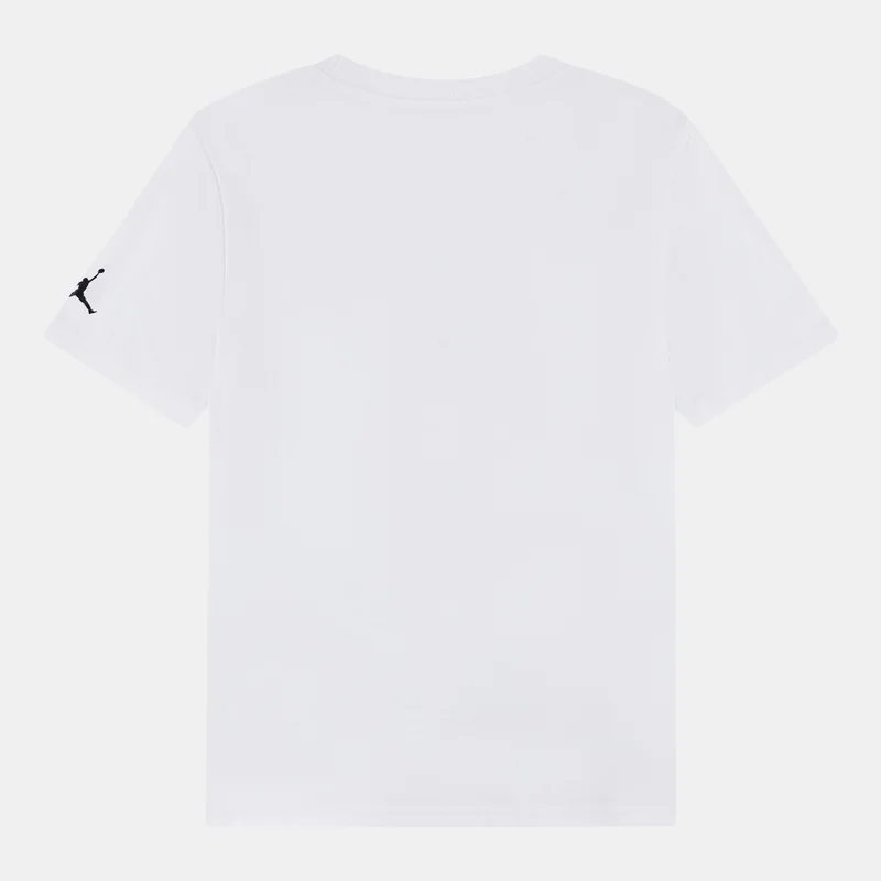 Jordan White Kids' Graphic T-Shirt  | Best Price UAE
