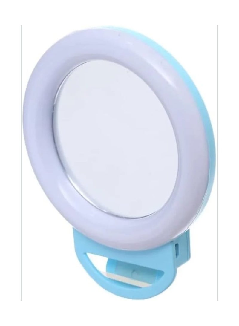 Ring Light Selfie for Mobile Phone Rechargeable LED Camera Light for Video Shooting, Laptop Lamp for Video Conference (All Color Light and Flash - Image 1