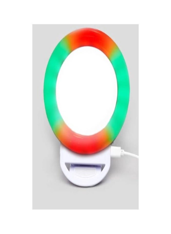 Ring Light Selfie for Mobile Phone Rechargeable LED Camera Light for Video Shooting, Laptop Lamp for Video Conference (All Color Light and Flash - Image 4