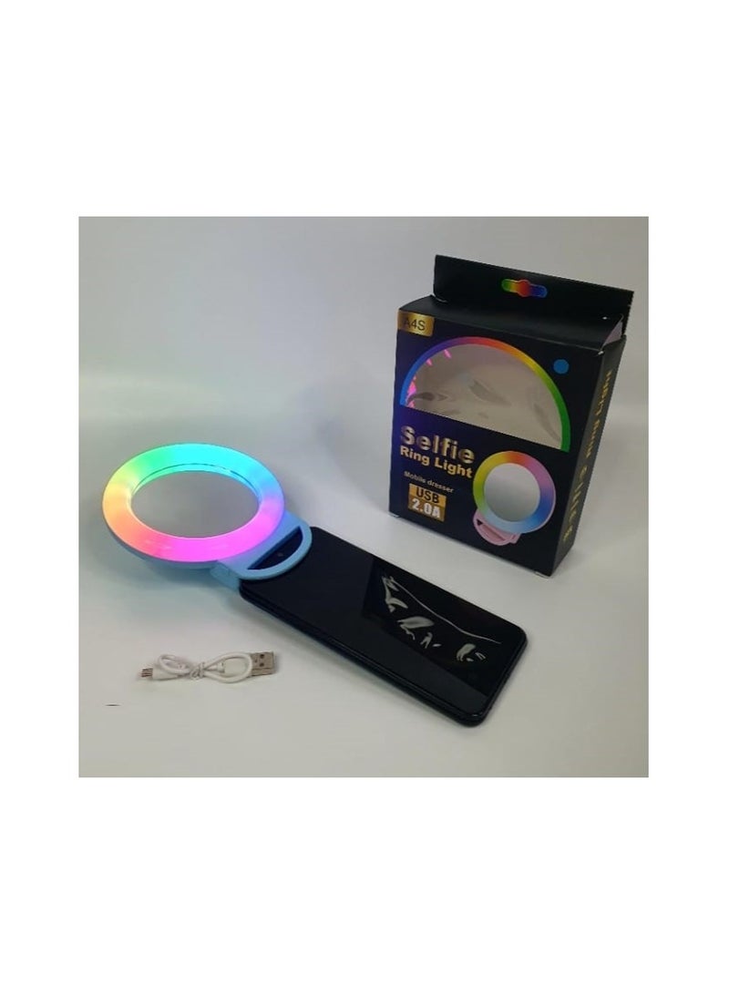 Ring Light Selfie for Mobile Phone Rechargeable LED Camera Light for Video Shooting, Laptop Lamp for Video Conference (All Color Light and Flash - Image 5