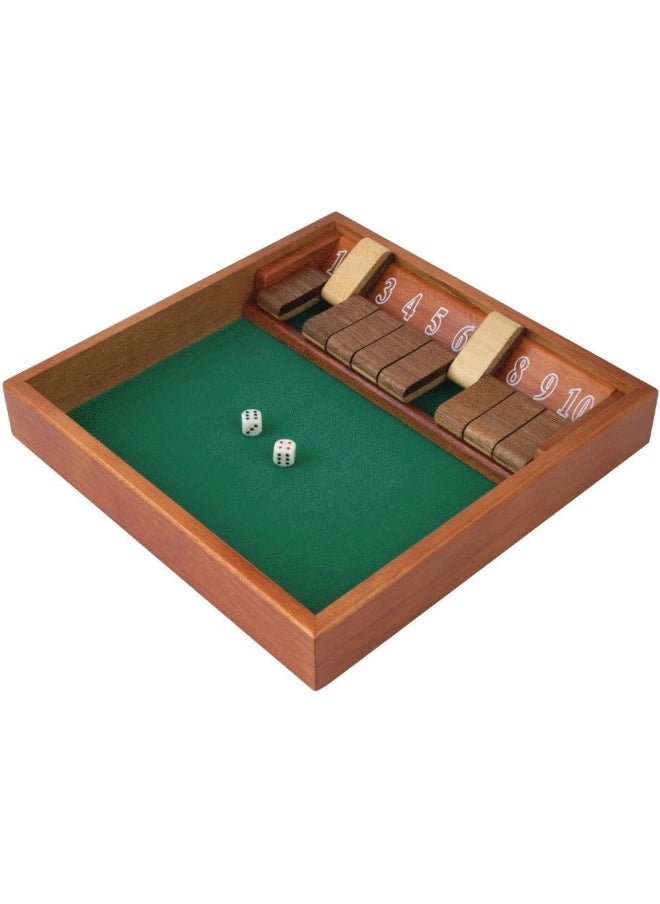 Trademark Games - Trademark Games 80-SHADOW10 Shut The Box (1-10) Zero Out Game - Image 1