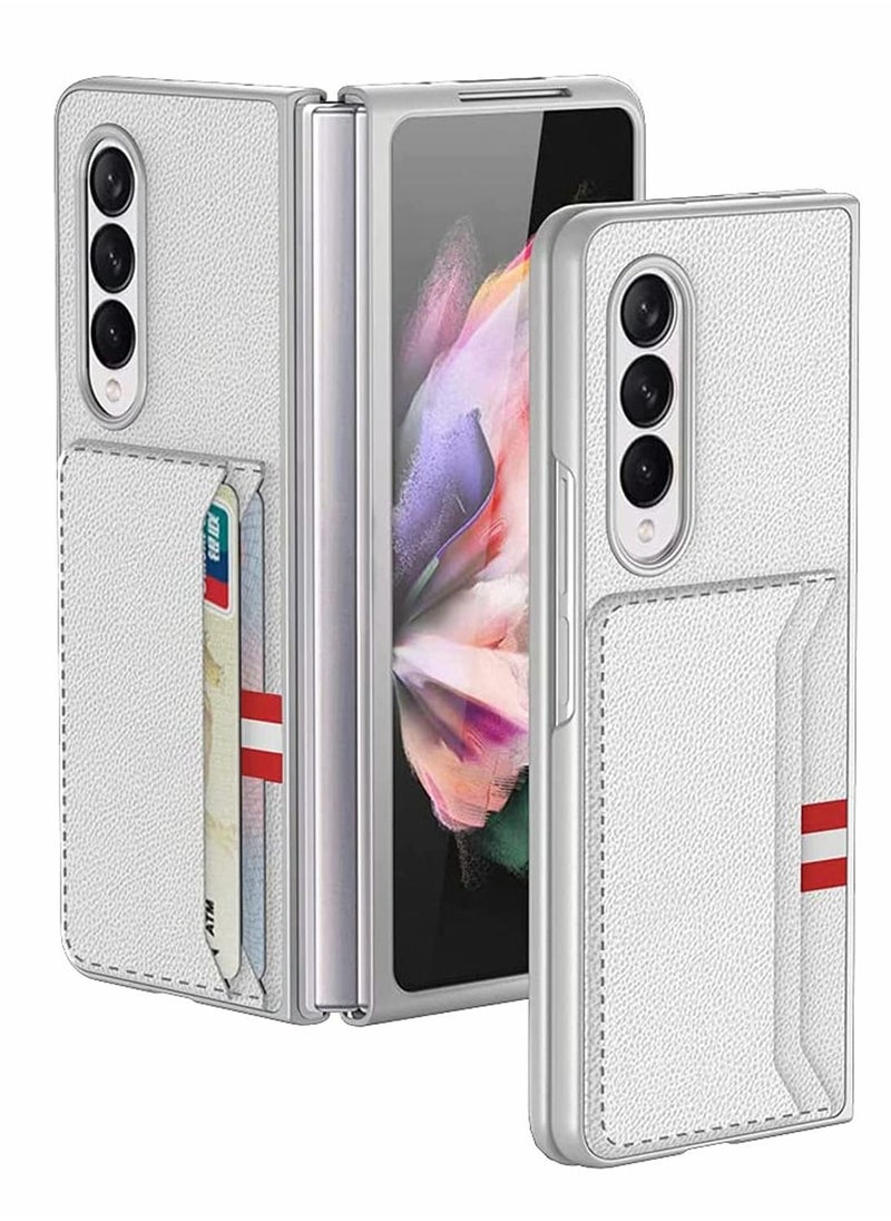 Y&D Cover with Leather Wallet Card Holder Phone Case Compatible Samsung Galaxy Z Fold 3 5G  - Image 1