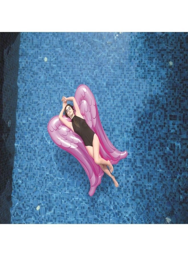 Jilani Swimming Pool Float for Adult Angel Wing Lounger Mat Swimming Pool Float with Manual Pump - Image 3