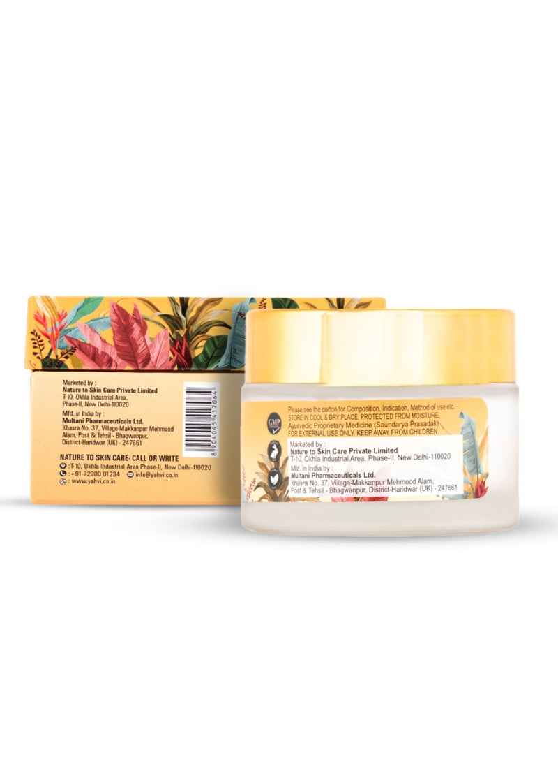 Yahvi Elementary Gold Day Cream With 24 Carat Gold 50ml - Image 4