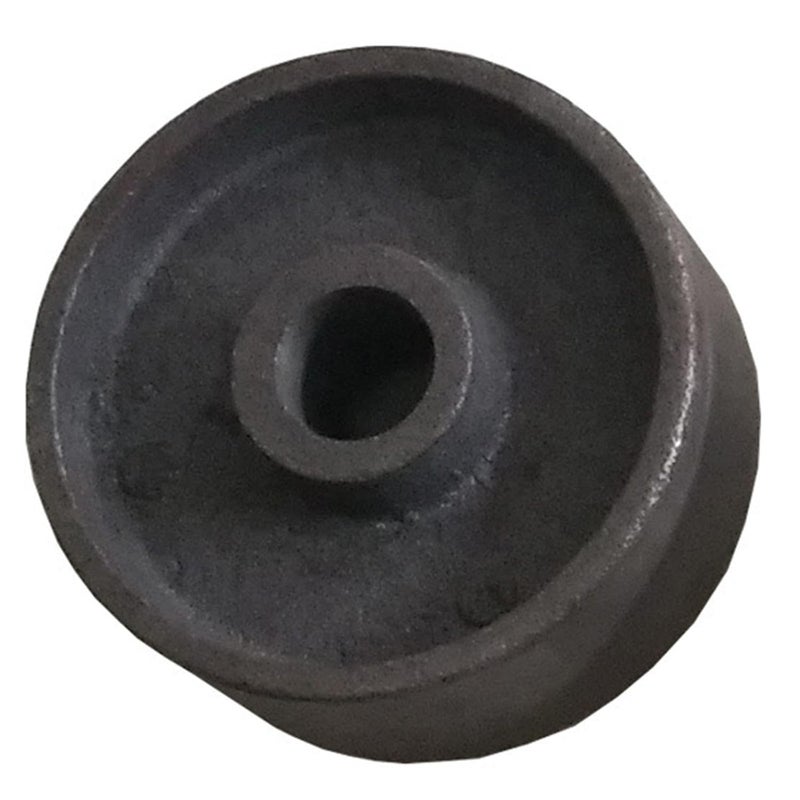 Gralara Front Wheel Replacement Metal Caster with 20mm Hole for 3T Horizontal Floor Jacks Accessory, 80mm - Image 4