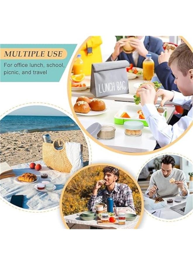 HOOKOR - 【6 Pack】 Salad Dressing Container To Go, 2.7 oz Glass Small Condiment with Lids, Dipping Sauce Cups Set, Leakproof Reusable for Lunch Box Work,Picnics and Travel - Image 1