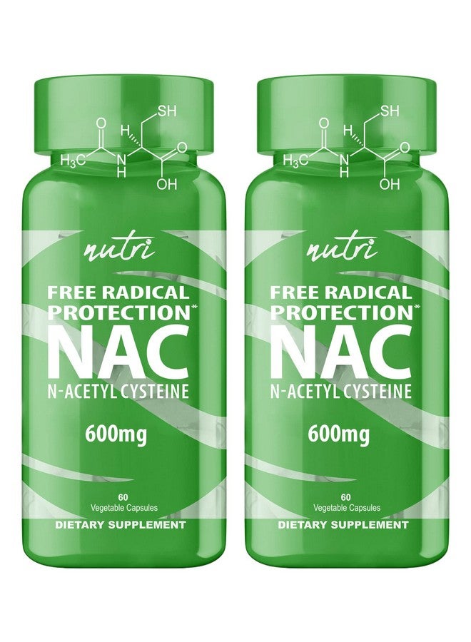 Nature'S Fusions Nac Supplement Nacetyl Cysteine (2 Pack) Nac 600 Mg Anti Aging Supplement Antioxidant Supplement Liver And Lung Support Boost Glutathione N Acetyl Cysteine (120 Capsules) - Image 2