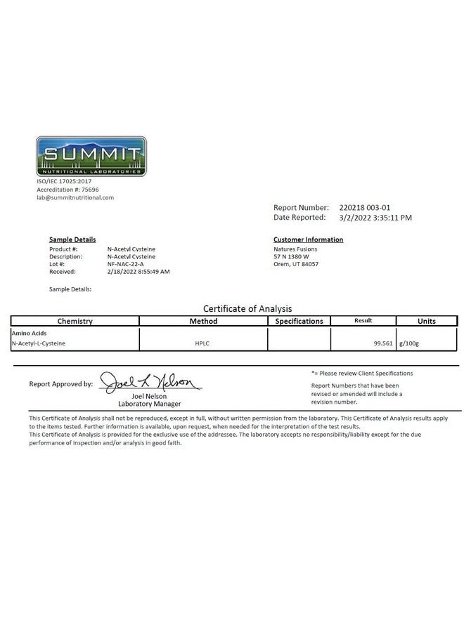 Nature'S Fusions Nac Supplement Nacetyl Cysteine (2 Pack) Nac 600 Mg Anti Aging Supplement Antioxidant Supplement Liver And Lung Support Boost Glutathione N Acetyl Cysteine (120 Capsules) - Image 4